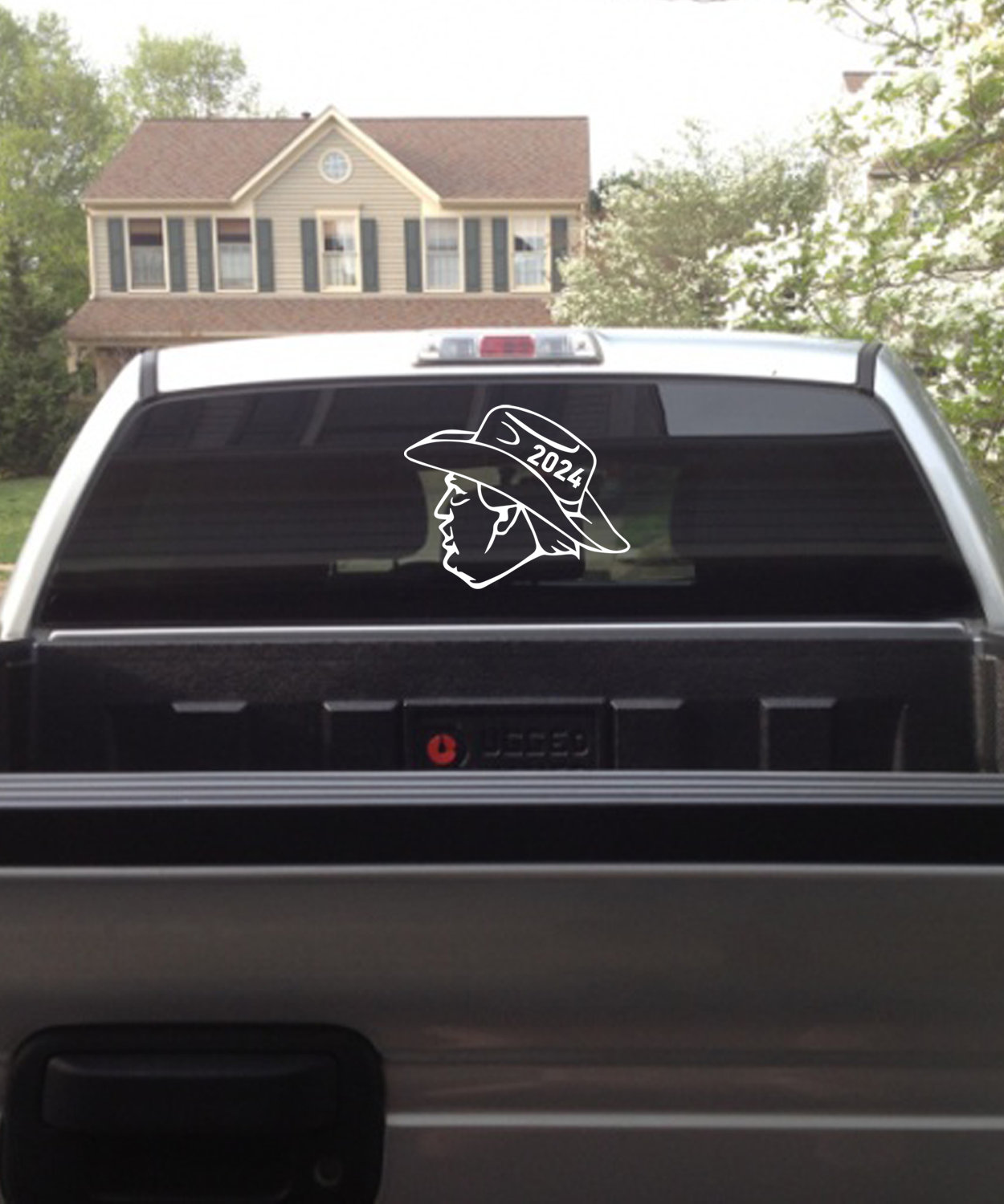 Trump Cowboy Vinyl Decal