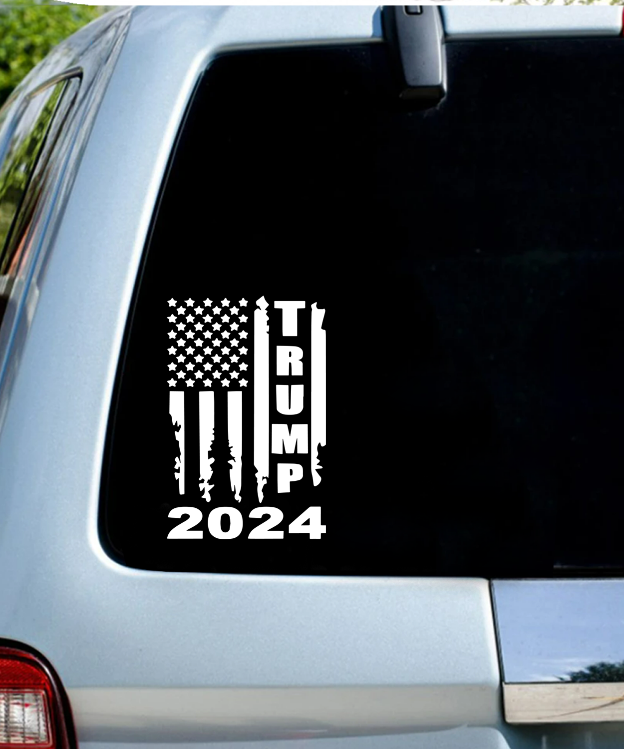 Trump Flag 2 Vinyl Decal