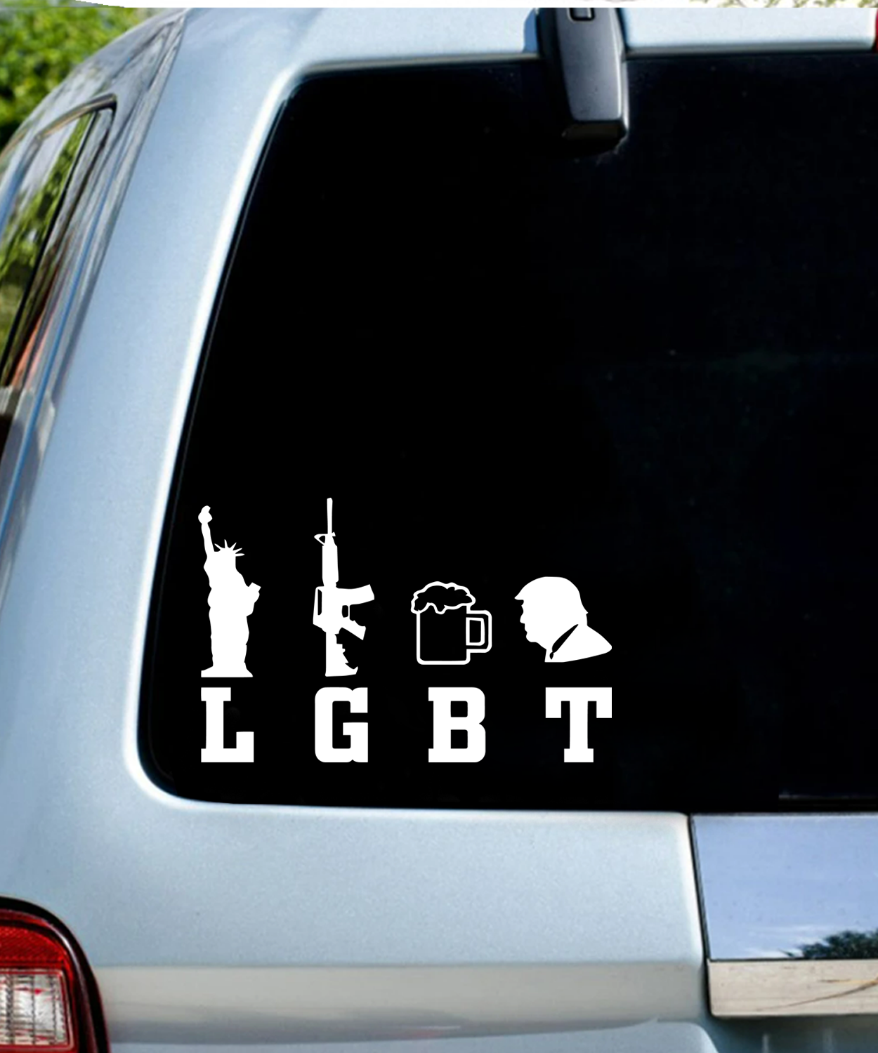 Trump LGBT Vinyl Decal