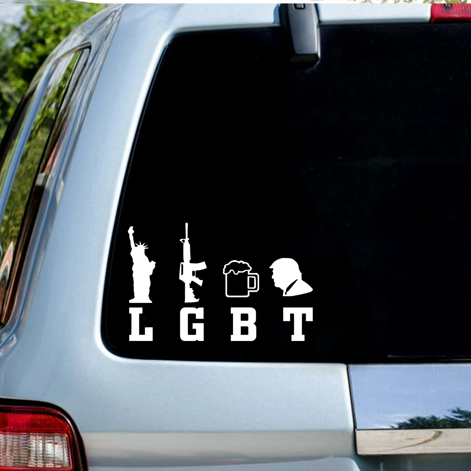 Trump LGBT Vinyl Decal